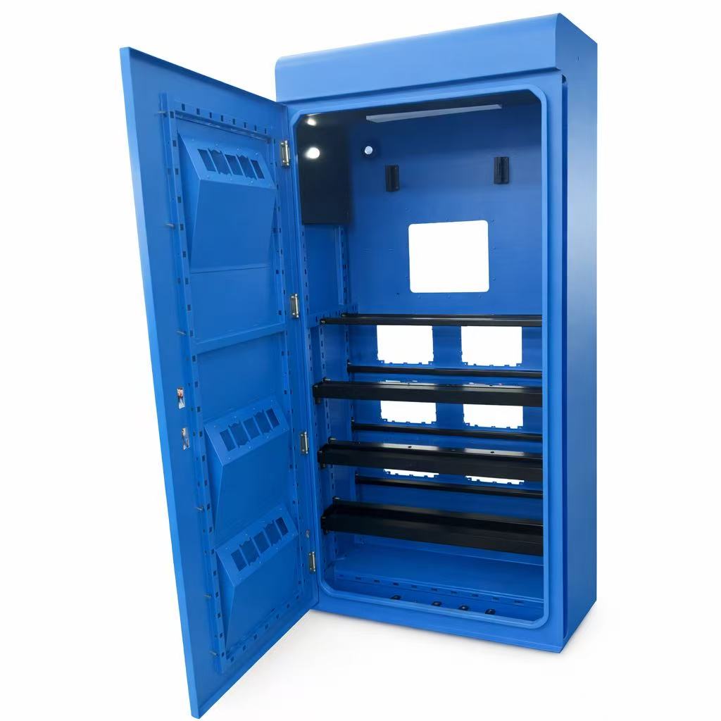 Six-Bay Battery Swapping Cabinet