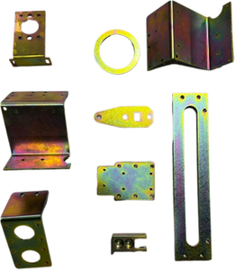 Custom Color Zinc-Plated Sheet Metal Parts