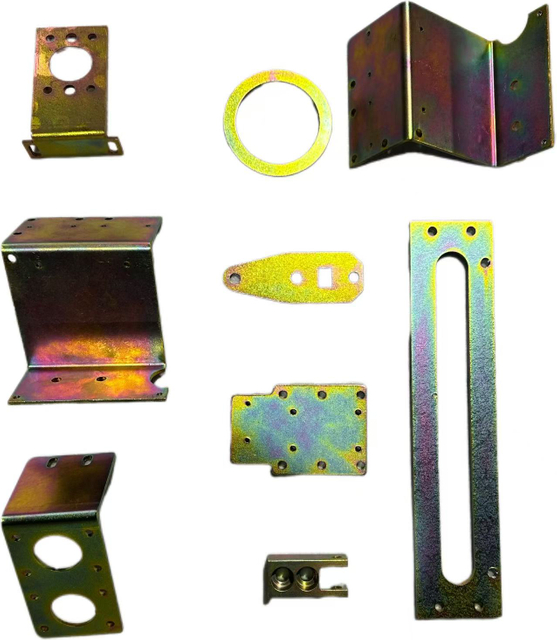 Custom Color Zinc-Plated Sheet Metal Parts