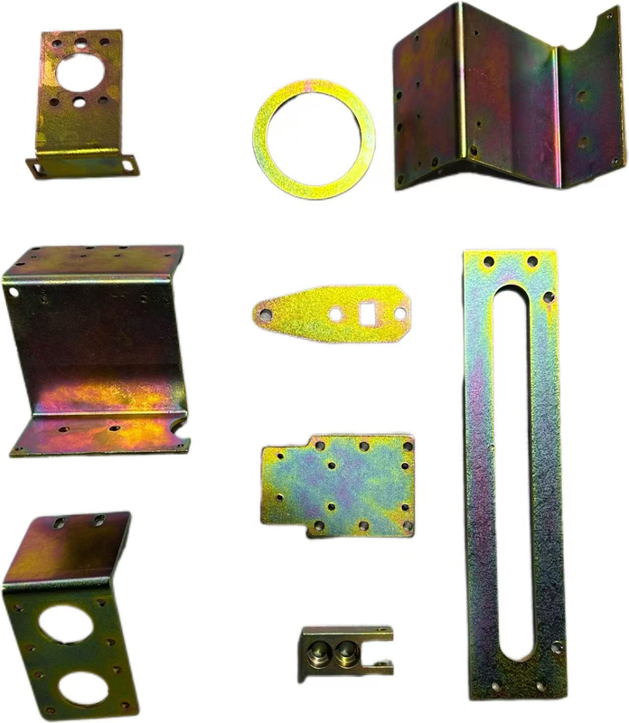 Custom Color Zinc-Plated Sheet Metal Parts