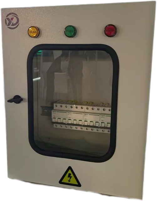Tri-Color LED Distribution Cabinet - Smart Power Monitoring System