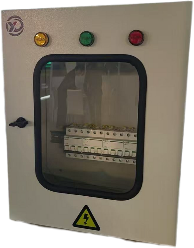 Tri-Color LED Distribution Cabinet - Smart Power Monitoring System