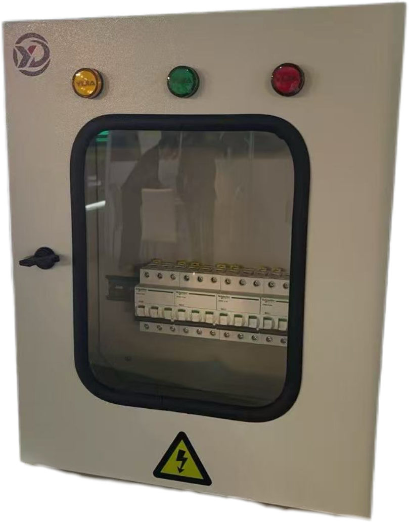 Tri-Color LED Distribution Cabinet - Smart Power Monitoring System
